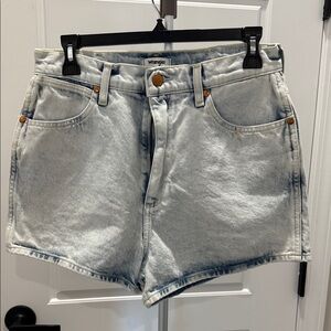 Wrangler Women's Faded Blue Jean Shorts